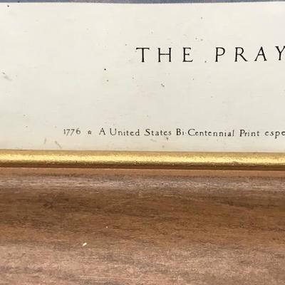 Arnold Friberg:The Prayer at Valley Forge Litho