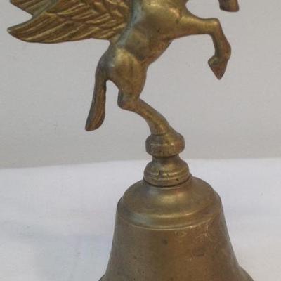Pegasus Horse Figurine House Bell 6 H