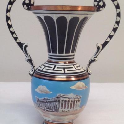 Greek Hand Painted Vase