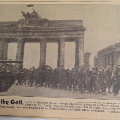 Germany Surrenders in Berlin Daily News1945