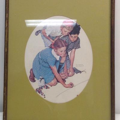 Vintage Norman Rockwell Color Print 21 x 16