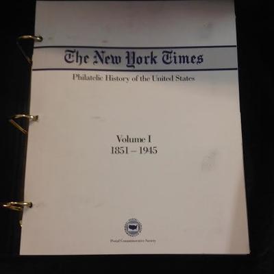 NEW York Times Postal Commemorative Sc Vol 1