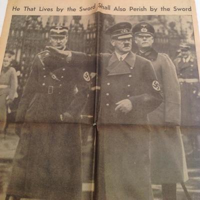 Death of Adolf Hitler NY Journal American1945