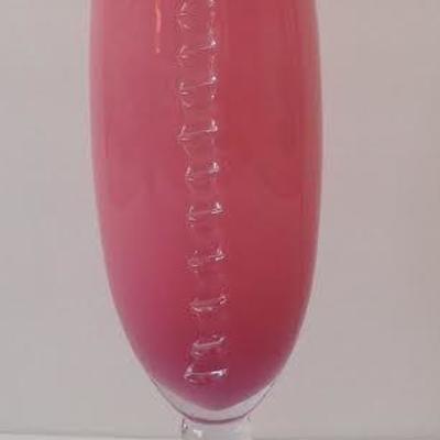 ELEGANT COCKTAIL GLASS GOBLET MURANO STYLE