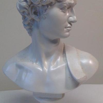Julius Ceaser Ceramic Bust 9.5 H