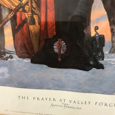 Arnold Friberg:The Prayer at Valley Forge Litho