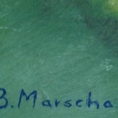 G.B Marschall Jr. 1961 Oil Painting 23 X 17