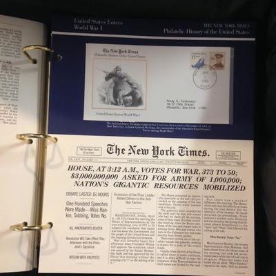 NEW York Times Postal Commemorative Sc Vol 1