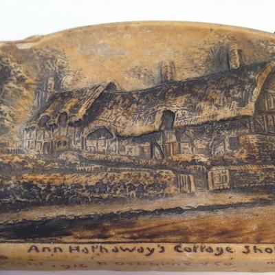 Vintage Ann Hathaway Cottage Shorrey Plaque