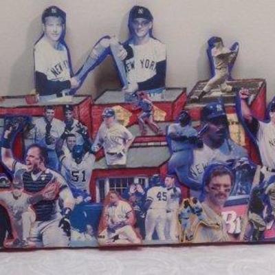 Vintage 3D NY Yankees Art Piece
