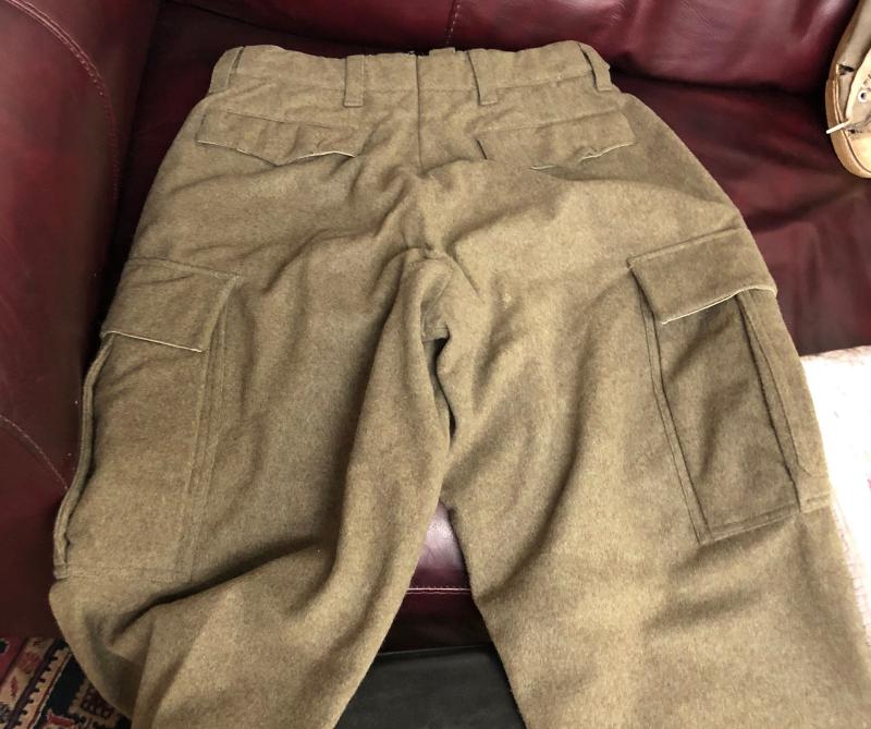 Vintage 1950s Wool Pants  Swedish Military Green Cargo Pants  Deja  Vintage Boutique  Edmonds WA