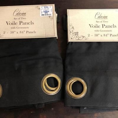 2 sets CATARINA COLLECTION VOILE PANELS new 