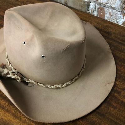 vintage J.W. COWBOY HAT 7 1/4