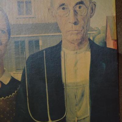 AMERICAN GOTHIC PRINT ON HEAVY STOCK 24 X 18