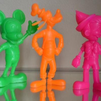 THREE 6" MARX DISNEY FIGURES