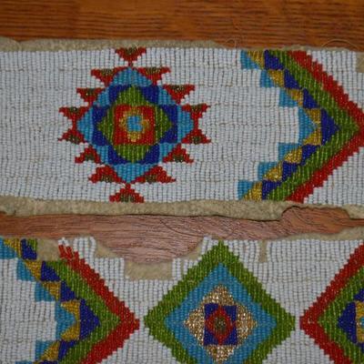Sioux Indian Beaded Blanket Pcs American Indian