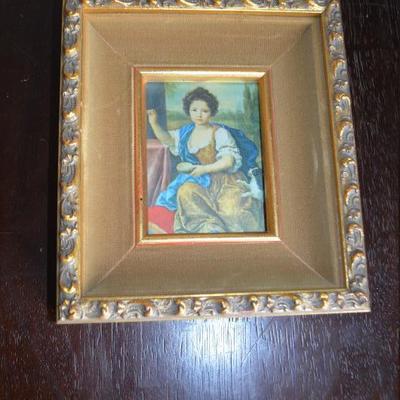 Framed picture small 8x10 frame