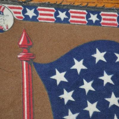 CIVIL WAR GAR REUNION FLAG/PLACEMAT COTTON 26 X 17