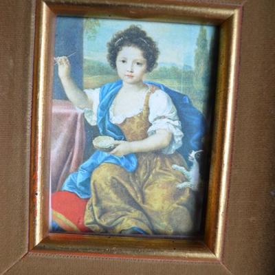 Framed picture small 8x10 frame