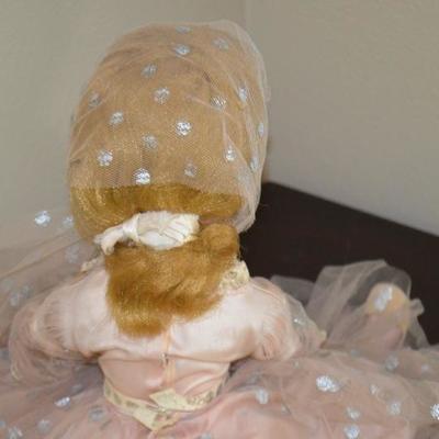 Antique hard plastic doll 15" tall