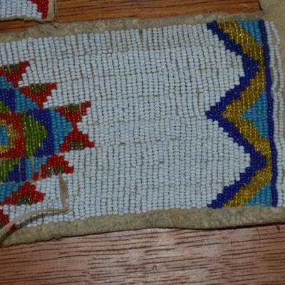 Sioux Indian Beaded Blanket Pcs American Indian