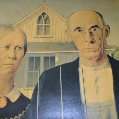 AMERICAN GOTHIC PRINT ON HEAVY STOCK 24 X 18