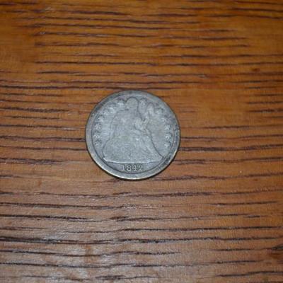 1842 SEATED LIBERT DIME