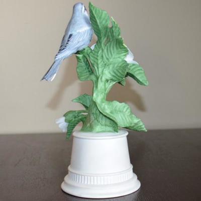 1960'S BOEHM YELLOW THROATED WARBLER 9" TALL