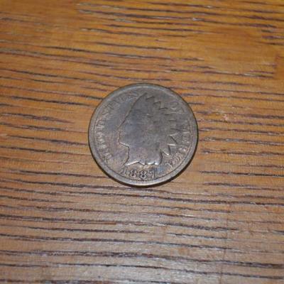 1887 INDIAN HEAD PENNY