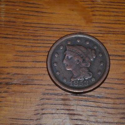 1853 LARGE CENT