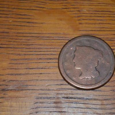 1854 LARGE CENT 1 PENNY