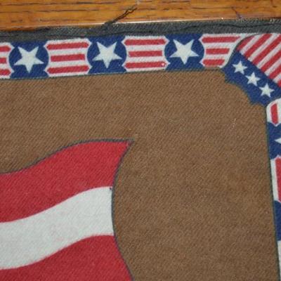 CIVIL WAR GAR REUNION FLAG/PLACEMAT COTTON 26 X 17