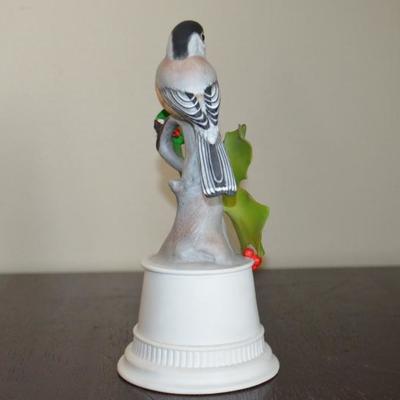 1960'S BOEHM BLACK CAPPED CHICKADEE 8" TALL