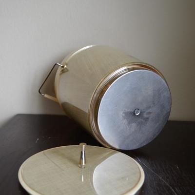 VINTAGE ICE BUCKET BURLAP WRAP