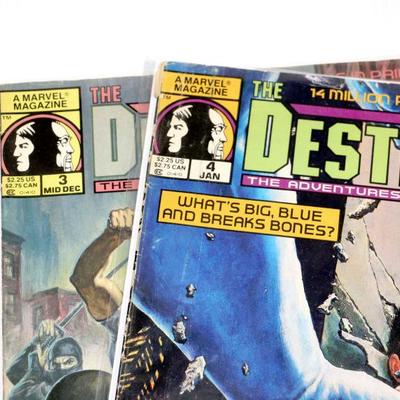 The Destroyer #3 #4 Marvel Magazine Set Marvel Comics Lot #724-43