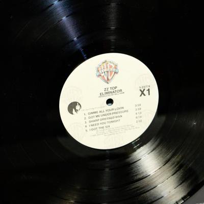 4 Heavy Metal LP Records Set Aerosmith ZZ Top Cinderella - Lot #724-67