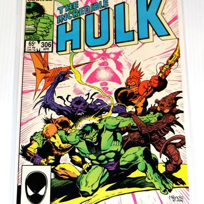 The Incredible HULK #306 #308 Marvel Coimcs c. 1985 Lot #724-33