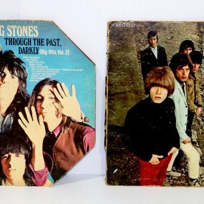ROLLING STONES 2 Original LP Vinyl Records Set - Lot #724-61
