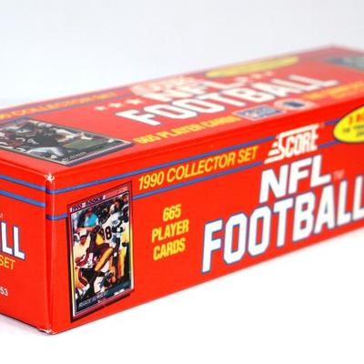 1990 Score NFL FOOTBALL Cards Set + 1991 Young Superstars Cards #724-12