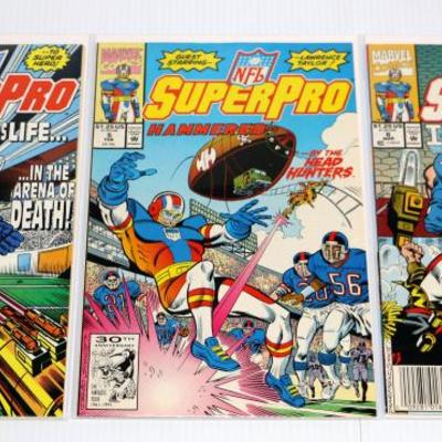 SuperPro #1-12 Complete Set Marvel Comics 1991 - Lot #724-15