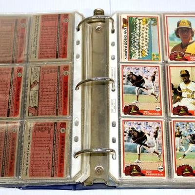 1981 TOPPS BASEBALL CARDS SET - 700+ Cards in Binder - Lot #724-04