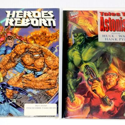 Heroes Reborn + Tales To Astonish w/Hulk 2 Graphic Novels Marvel Comics #724-41
