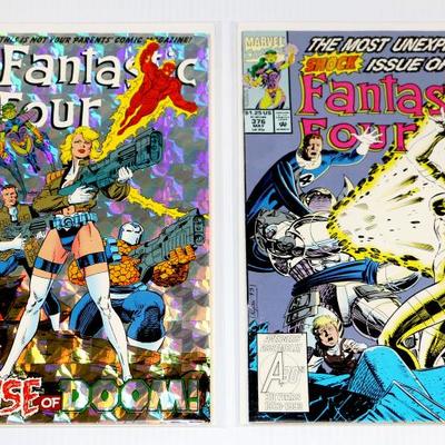 Fantastic Four #375 #376 c. 1993 Marvel Comics Lot #724-46