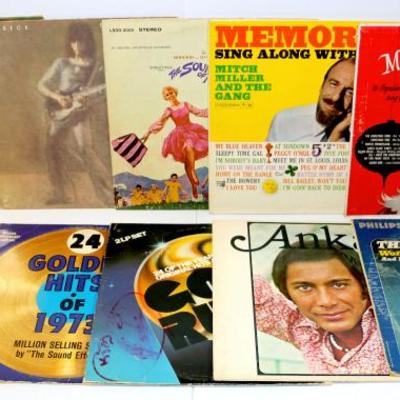 100 Vintage LP Vinyl Records Lot - Mixed Lot #724-73