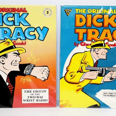 The Original DICK TRACY #1 #2 Gladstone Comics Giant Size Lot #724-45