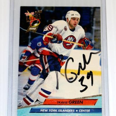 3 Autographed NY Islanders Players Hockey Cards - Lot #724-22