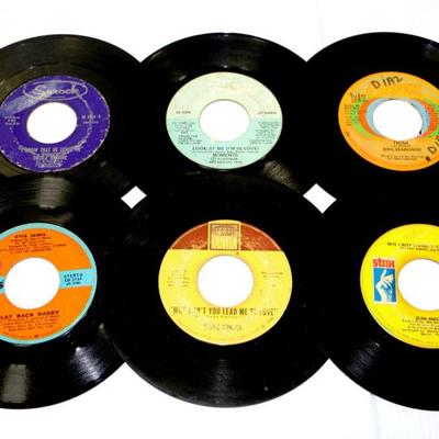 60 Vintage 45's Records Lot - Great Titles - Lot #724-72