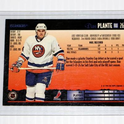 3 Autographed NY Islanders Players Hockey Cards - Lot #724-22