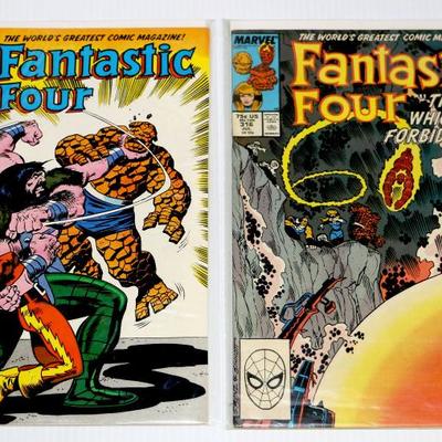 Fantastic Four Comic Books Set of 6 - Marvel Comics - Lot #724-48