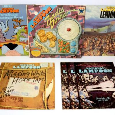 National Lampoon Vintage LP Vinyl Records Set of 5 Lot #724-66